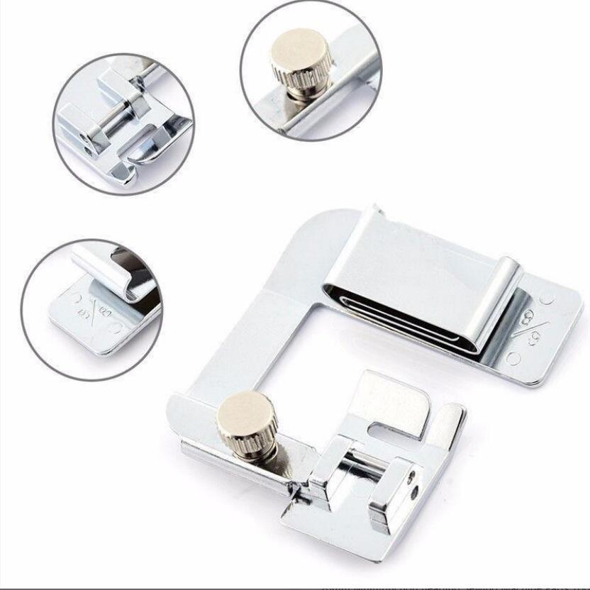 Multifunktions Perlen Nähmaschine Teile Werkzeuge Nähmaschine Curling Säumen Nähfuß 9mm