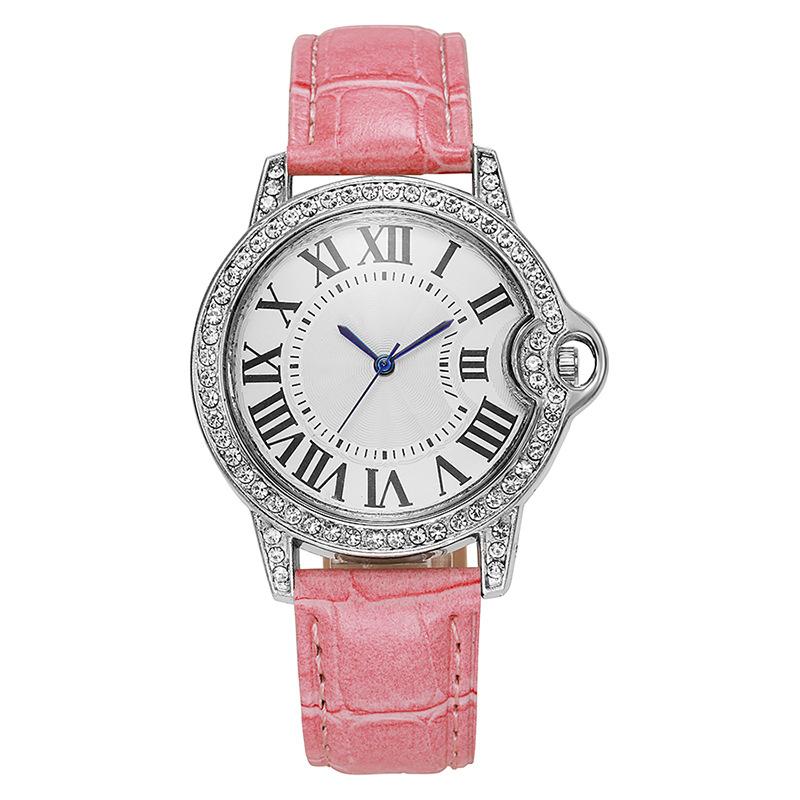 Top Luxus Damen Uhren Uhren Modestile Damen Quarz Armbanduhren Marke Weibliche Geschenke Uhr rosa