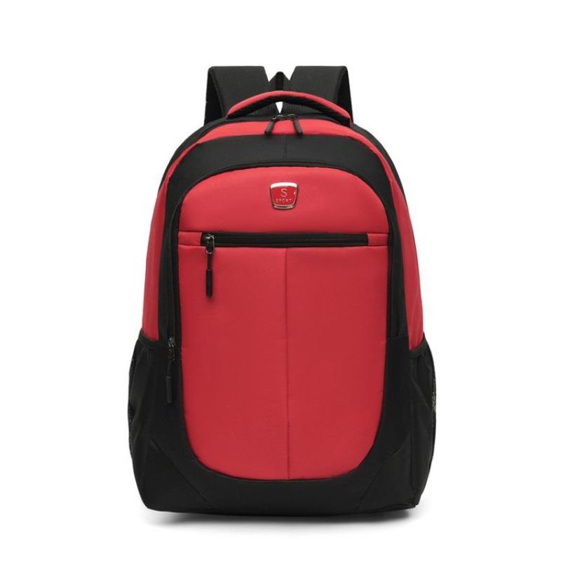 Outdoor-Reise Herren Rucksack Student Computer Rucksack Rucksack Geschenk Freizeit Rucksack große Kapazität multifunktionale Trend Rucksack style 2 rot