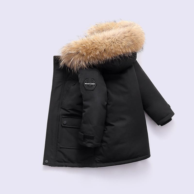 Winter Weiße Ente Daunenjacke Jungen Parka Dicke Warme Baby Oberbekleidung Mantel 2-12 Jahre Kinder Kleinkind Mädchen Kleidung Teenager Kleidung 140