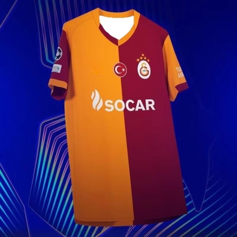 2026 Türkische Süper Lig Galatasaray FC Saison 2025-26 Trikot Unisex Kurzarm T-Shirt Atmungsaktiv Schnelltrocknend Trikot 5XL