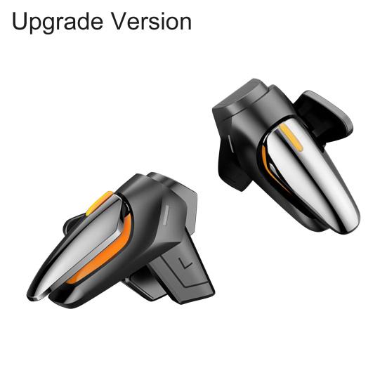 DY01 Game Controller Geschwindigkeitsregulierbar 50 Schuss/Sek. Hohe Empfindlichkeit Shooting Game Hilfs-Gaming-Trigger für iOS Upgrade Version black
