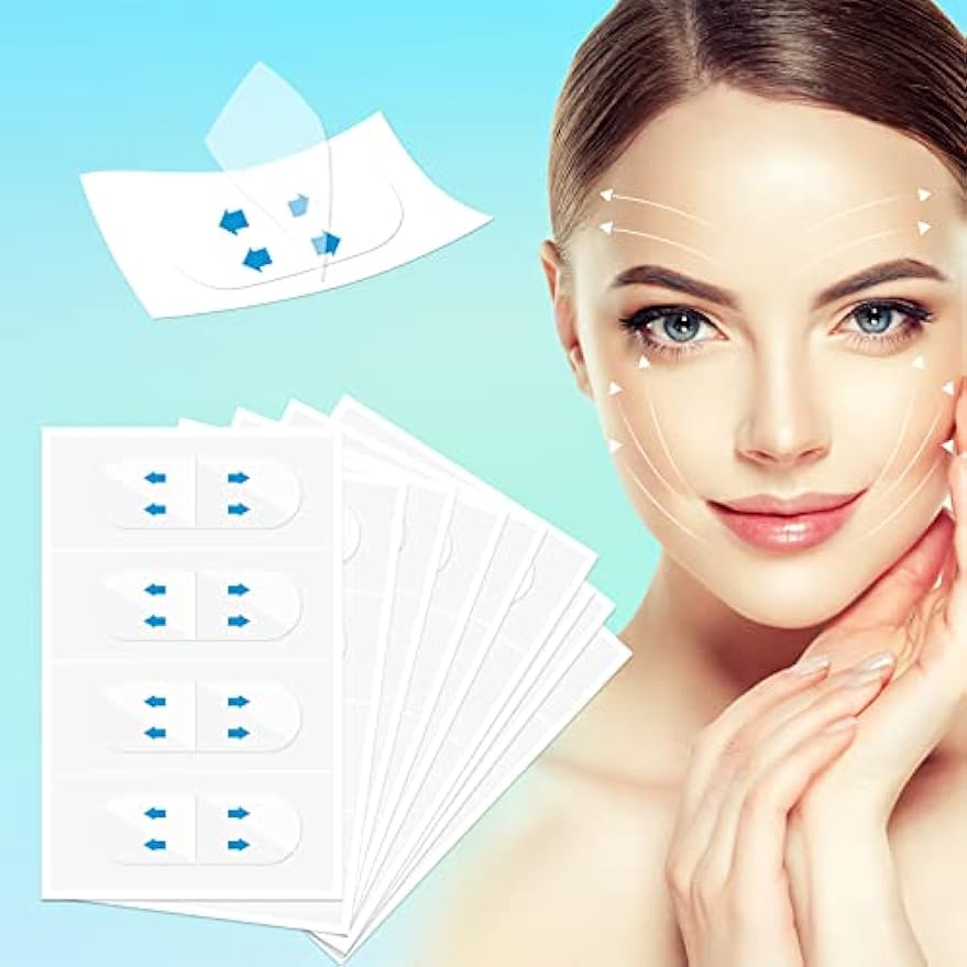 120PCS Face Tape Lifting Invisible Facelift Tape für Gesicht Face Lifter Tape Makeup Tape Instant Face Lift Neck Tape Facial Tape 40pcs