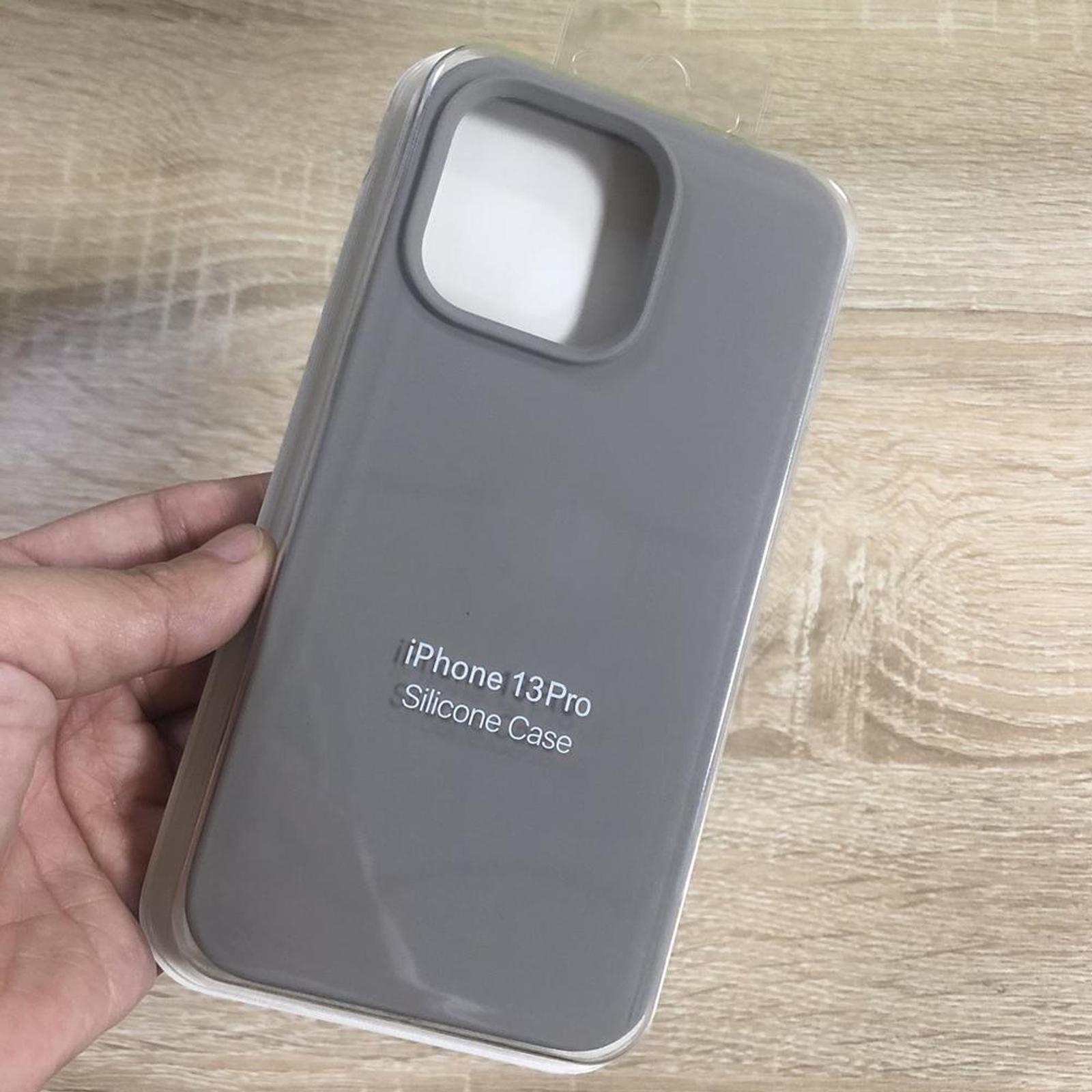 Luxuriöse flüssige Silikon-Handyhüllen für iPhone 15 14 iPhone 11 12 13 Pro Max einfarbige Rückseite für iPhone XR XS Max 6 6S 7 8 Plus SE2 iPhone 13 grau