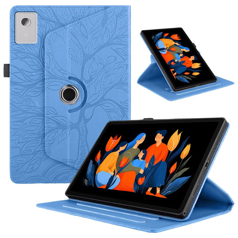 Hülle für Lenovo Idea Tab Plus 12,1 Zoll Tb361fu Hülle 360 drehbarer Ständer Tablet Funda für Lenovo Idea Tab Plus 12,1 Hülle Tb365fc Idea Tab Plus 12.1 blau