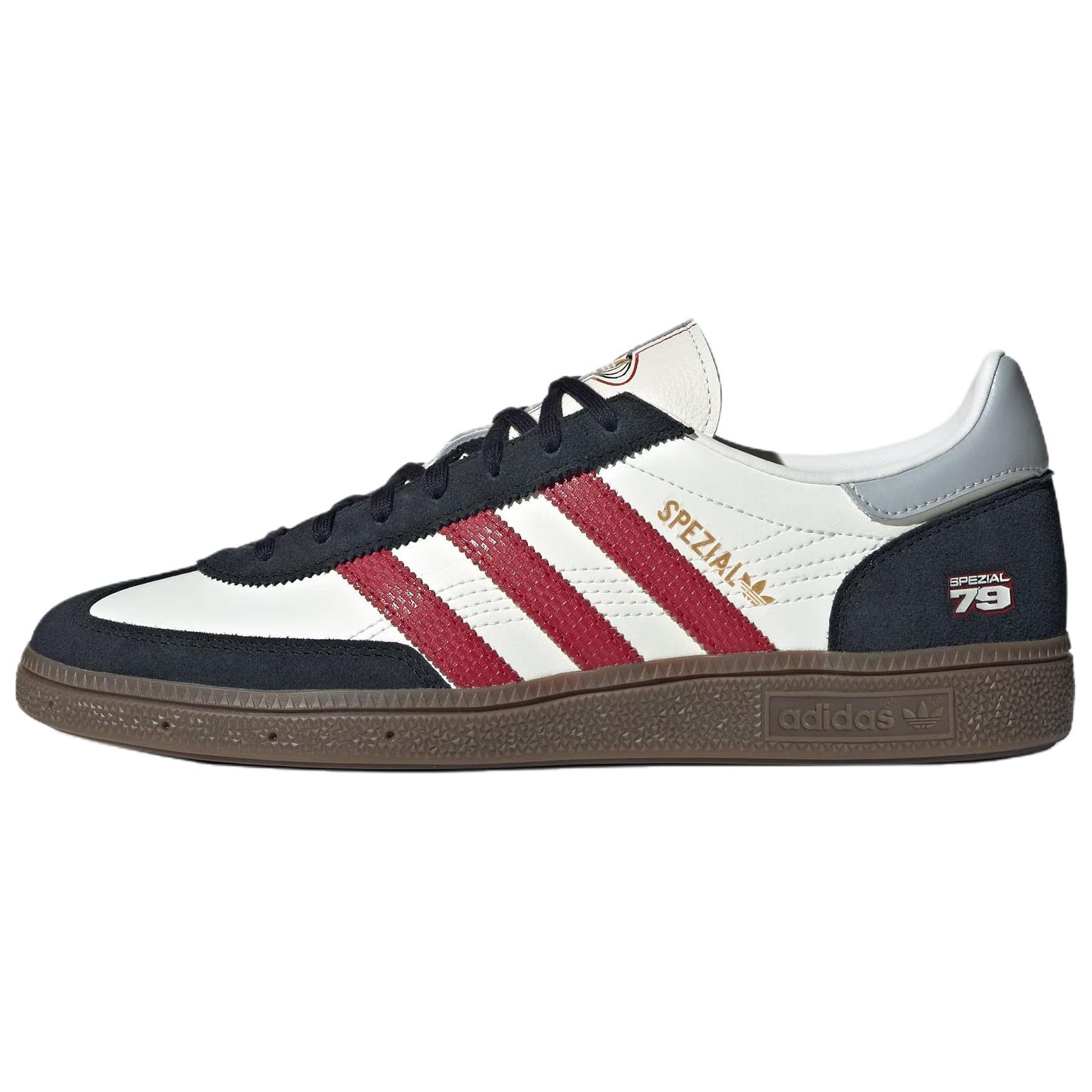 Adidas Originals Handball Spezial Leder Klassisch Langlebig Low-Top Sneakers Unisex Sneakers Han-Jade-Weiß JQ8735 42