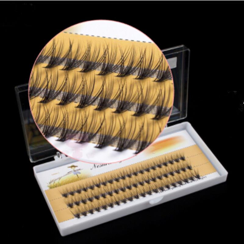 Weiche Wimpern Deluxe Extension Wimpern Falsche Wimpern Fächer für Frauen Natürlich Flauschige Fächer Volumen Wimpern Wiederverwendbar Einfach Anzubringen Augen Make-up Schönheitszubehör 6 mm