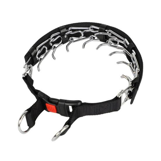 Martingale Anti-Zieh Hund Pflicht Nylon Verstellbar Anti-Zieh Hundehalsband Halsband Schweres Halsband mit Schnellverschluss XL