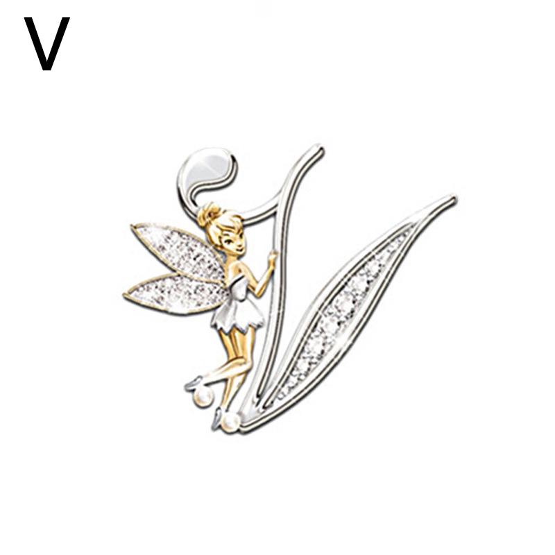 1PC Mode Broschen Alphabet AZ Corsage Handgemachtes Geschenk Exquisite Schmuck Zubehör