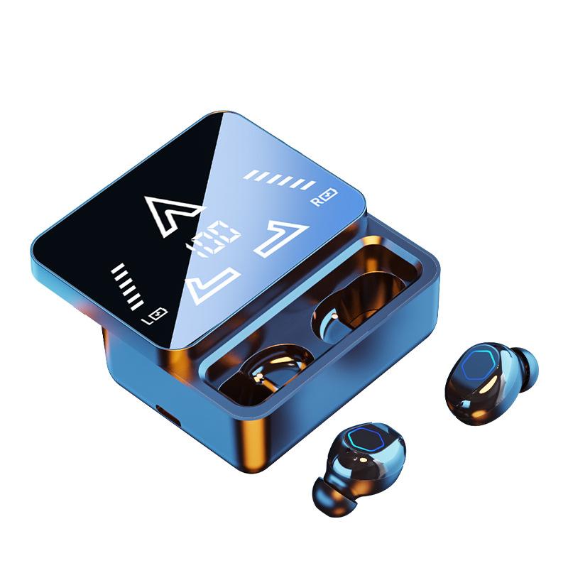 Kabellose Kopfhörer – per USB wiederaufladbare Kopfhörer für Studium und Reisen, lange Lebensdauer, Business-Kopfhörer schwarz