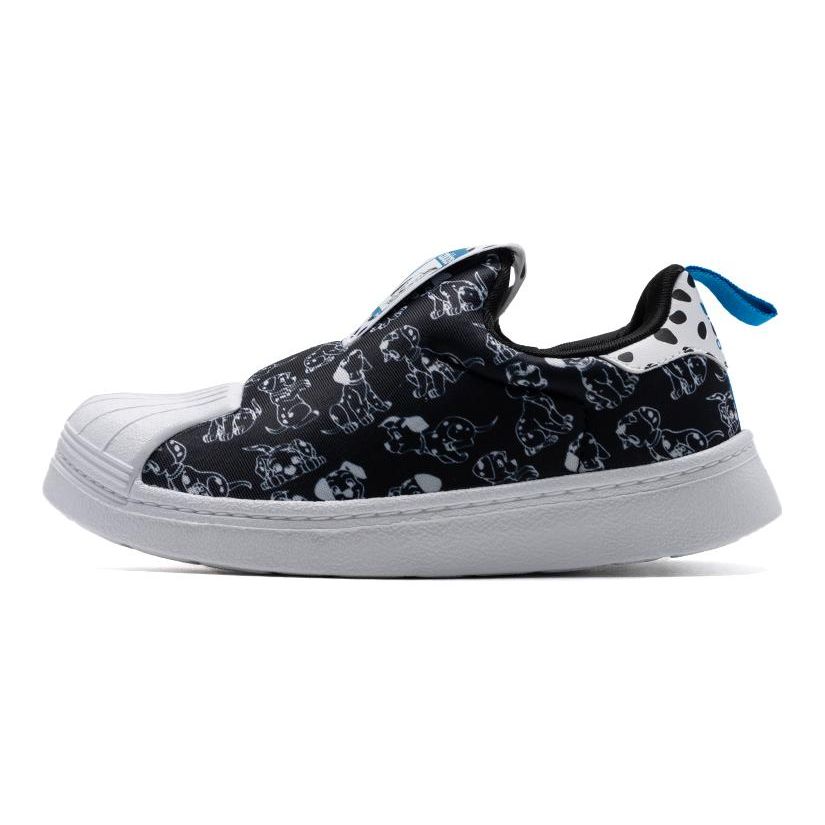 adidas Disney x Superstar 360 J 101 Dalmatiner - Welpen-Print Kinder Sneaker Schwarz Core-Black Cloud-White ID9710 28