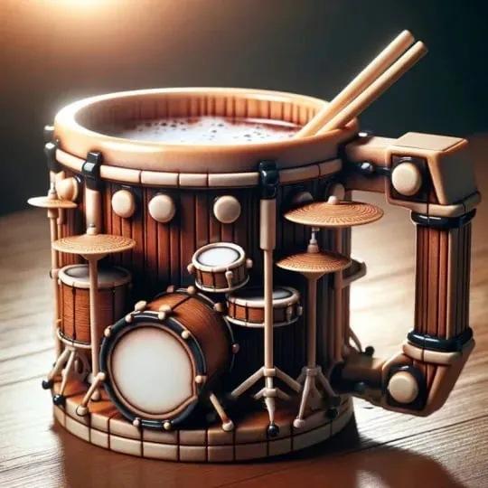 Kreative Musikinstrument-Kaffeetasse drum