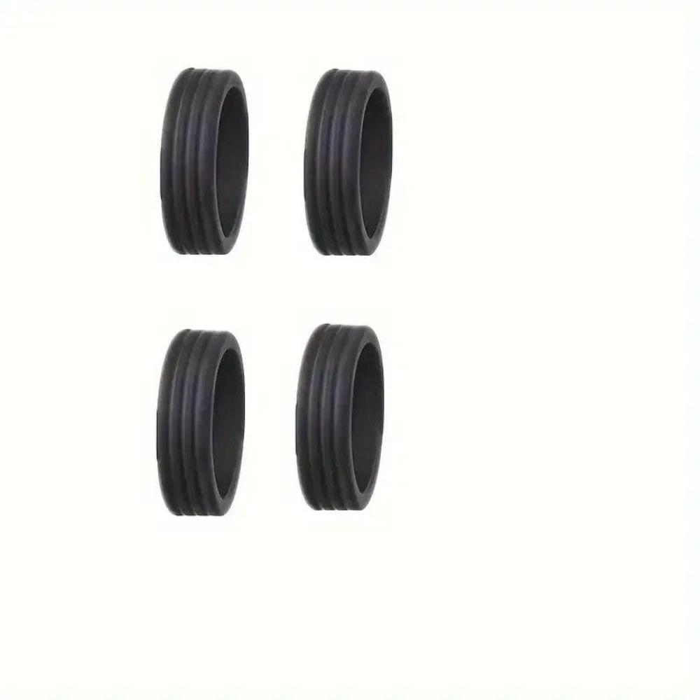 4/8PCS Gepäck Räder Beschützer Silikon Räder Caster Schuhe Reise Gepäck Koffer Reduzieren Lärm Räder Abdeckung Zubehör Black 4PCS