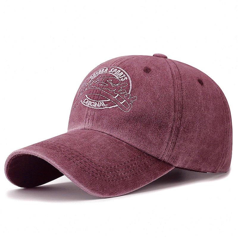 Frühling Sommer Männer Baseball Kappe Frauen Gestickte Buchstaben Kappe Pferdeschwanz Panama Kappe Snapback Hut Sonnenblende Hüte rot