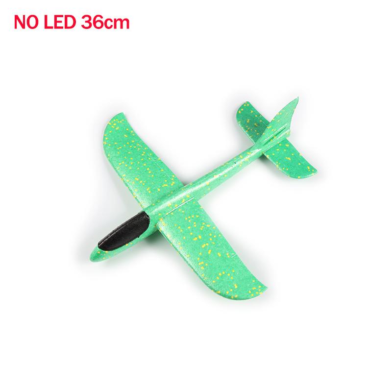 Kinder 48cm/36cm Handgeworfener Segelflieger Großes Flugzeug Schaumstoff Sturzsicher Flugzeug Spielzeug Kinder Modell Spielzeug Geschenk
