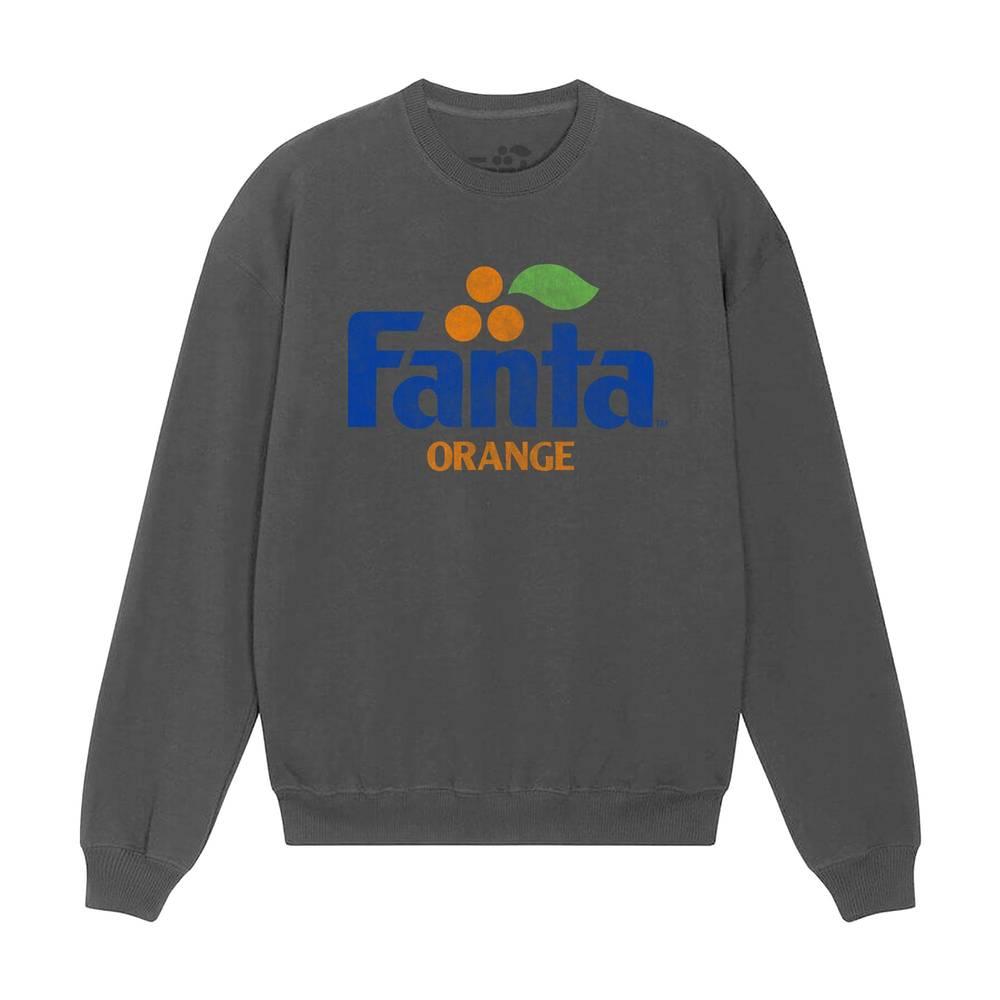 Fanta Unisex-Sweatshirt für Erwachsene, Orange XXL kohle