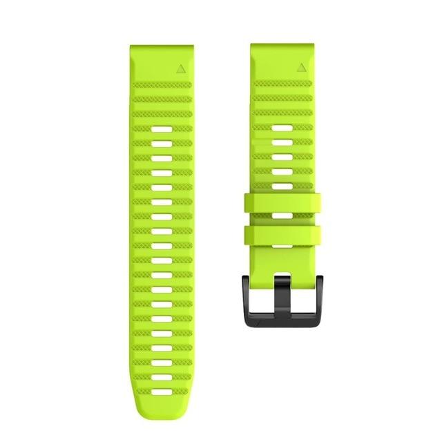 26mm 22mm Quick Fit Armband für Garmin Fenix 6X 6X Pro 5X 3 3HR Silikon Easyfit Handgelenk Band für Garmin Fenix 6 6 Pro 5 5 Plus forerunner935 22mm Fenix 6 Pro grün