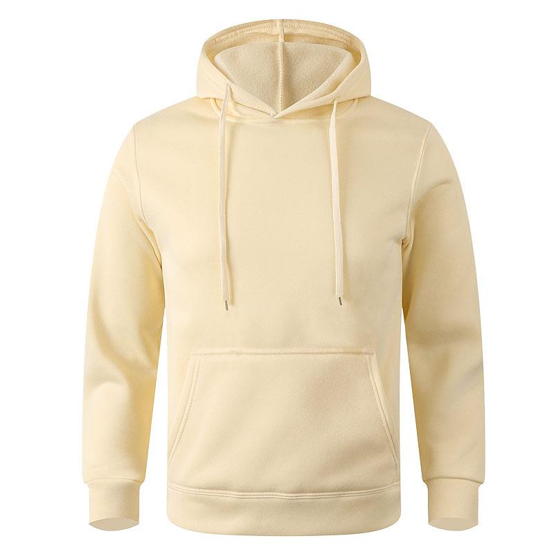 Männer Casual Hoodies Fleece Hip Hop Solide Pullover Sweatshirt Männer Sportswear Kleidung Sweatshirt männer Kleidung S khaki