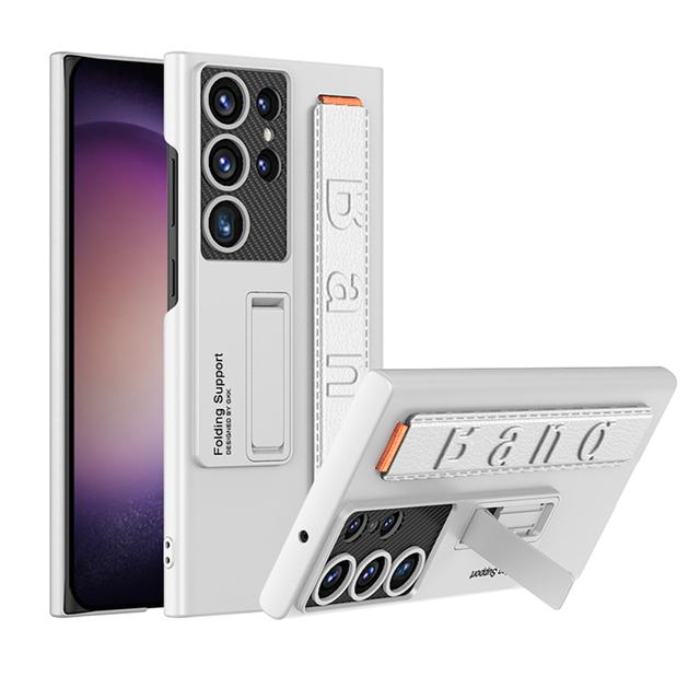 Handgelenkschlaufe, stoßfeste Hartschale für Samsung Galaxy S23 Ultra, S23 Plus 5G, Hülle mit Halterung, Ständerabdeckung für S23Ultra, S23Plus-Armbandhüllen for Samsung S23 Plus
