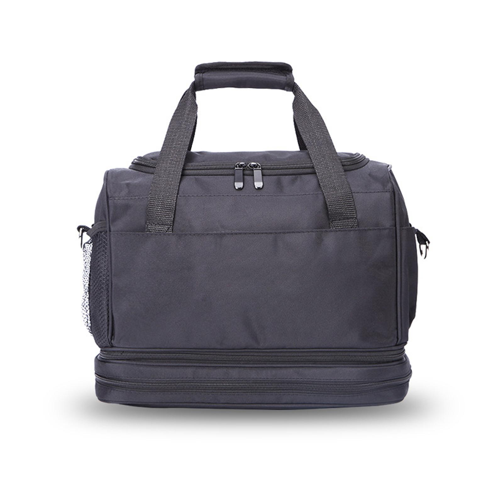 Aufbewahrungstasche mit großer Kapazität, Reise-Tragetasche, Mehrzweck-Friseur-Schönheits-Make-up-Werkzeug schwarz