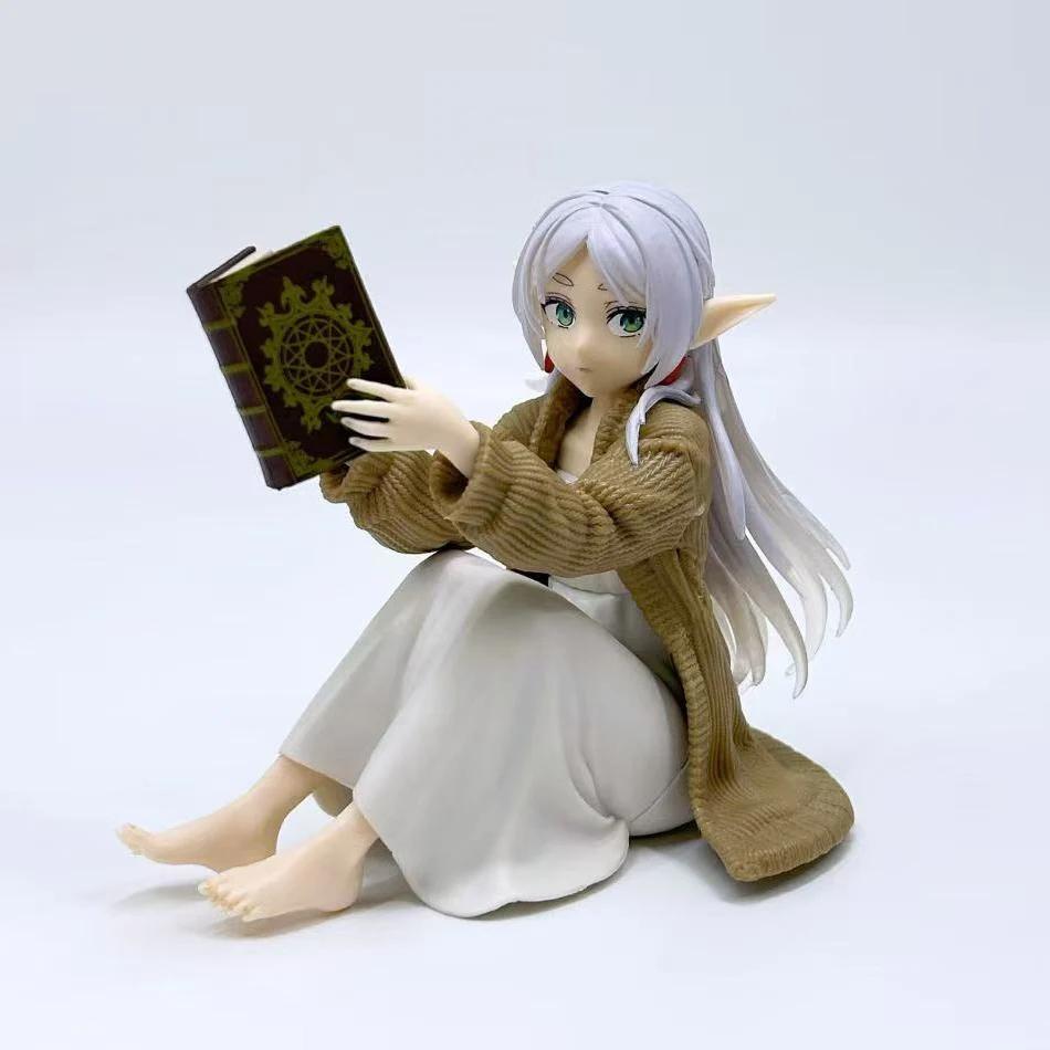 Heiß 12CM Frieren jenseits des Endes der Reise Frieren Anime Modell Schreibtisch Niedlich Nachthemd Frieren Actionfigur Figur Modell Puppe Spielzeug