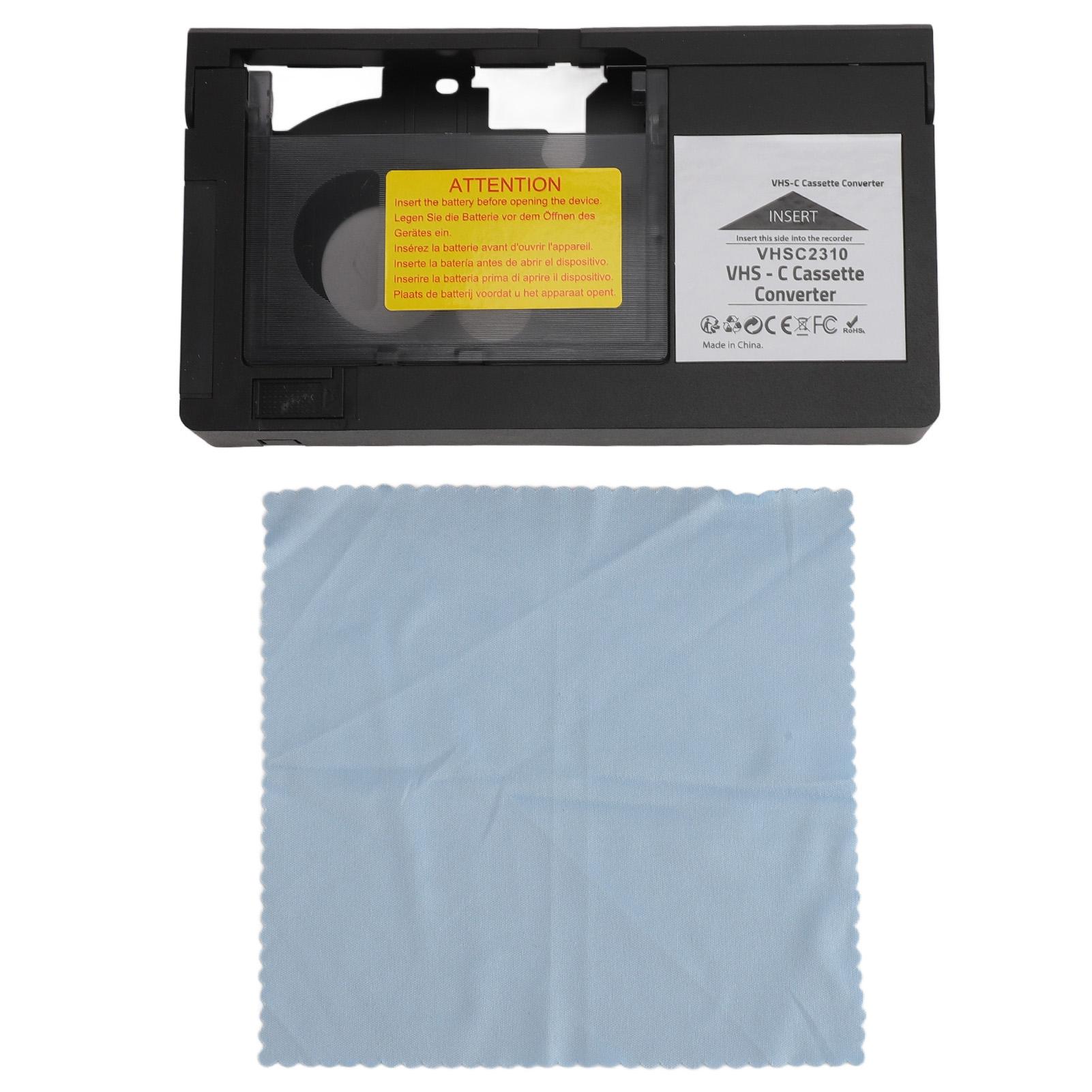 Camcorder-Kassettenadapter, Wiedergabe, Aufnahme, Videokassettenadapter, Ein-Tasten-Steuerung für S?VHS?C.