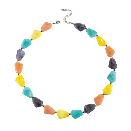 Damen Böhmische Halskette Halskette mit speziell geformten Perlen Strandhalskette Schmuck für Alltag Straße Partys Urlaub B
