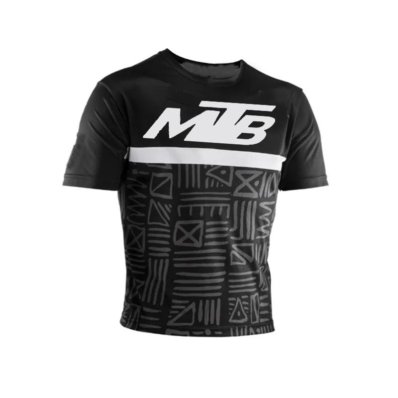 2025 Motocross Mountain Enduro Bike Kleidung Fahrrad Moto Downhill T-Shirt Damen Herren Radtrikot MTB Shirts BMX L