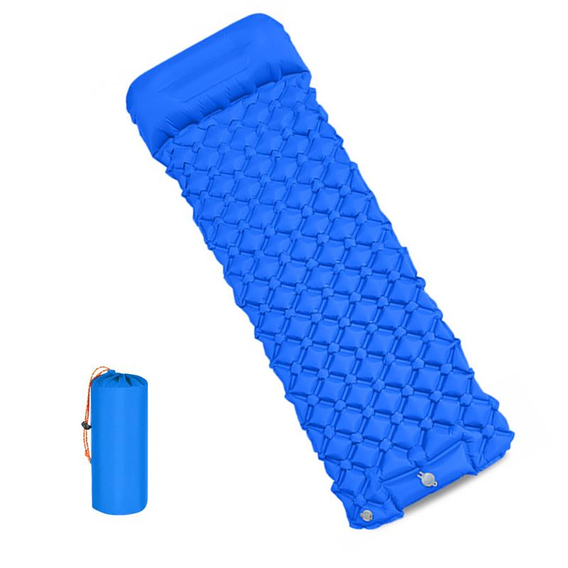 Selbstaufblasende Isomatte Ultraleichte Luftmatratze mit integriertem Kissen Outdoor Camping Faltbare Isomatte für Camping Wandern One Seat