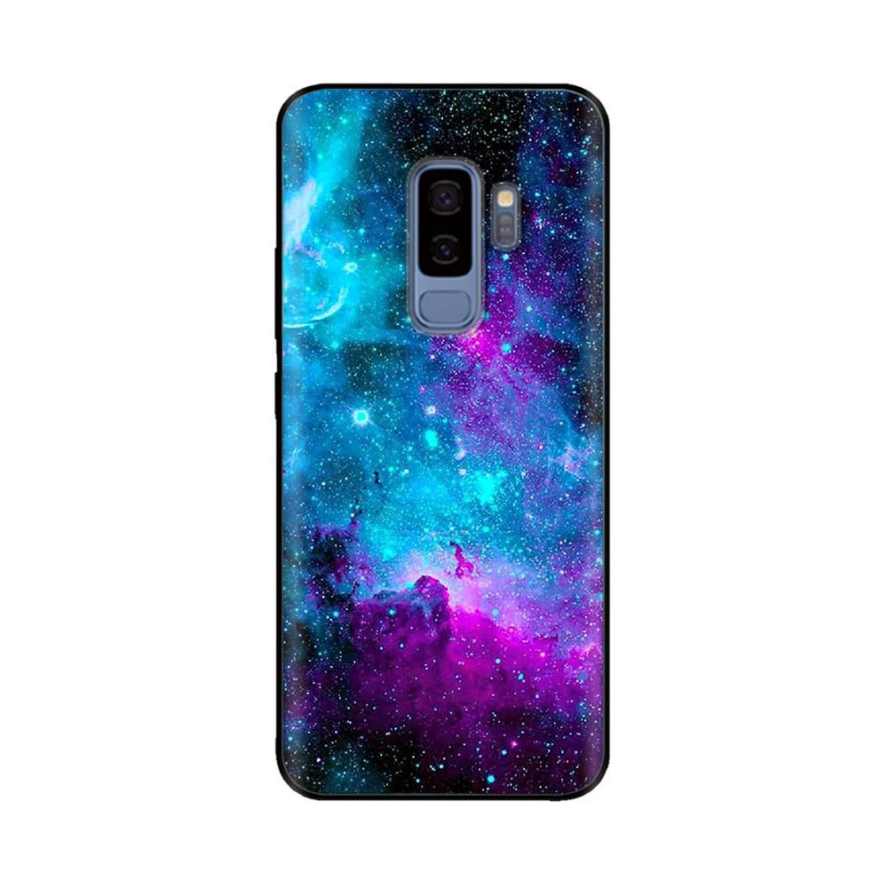 Für Samsung Galaxy S9 Hülle Handy TPU Silikon Schutzhülle für Samsung S9 Plus S9+ S 9 Rückseite Bemalter Stoßfänger for Galaxy S9