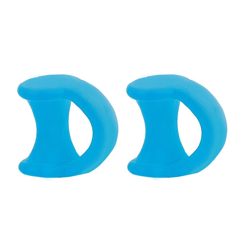 1 paar Zehen Silikon Bunion Schutz Fuß Pflege Orthopädische Zehen Separatoren Finger Toe Separator Korrektur Pad Fuß Pflege Werkzeug 1 Pair blau