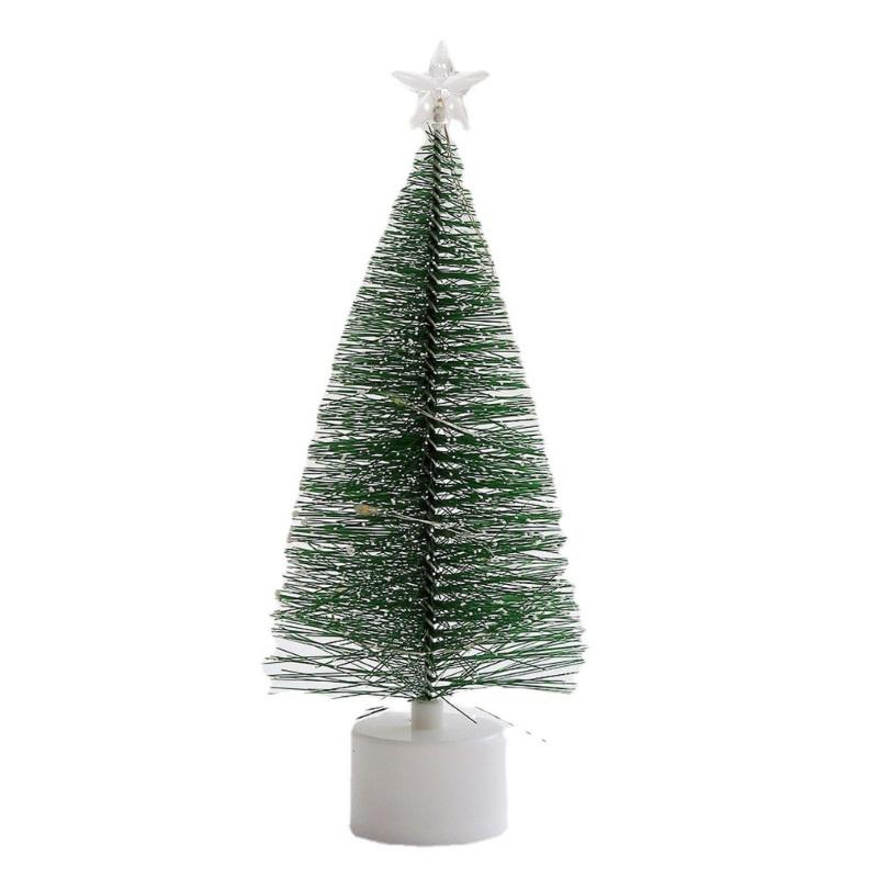 17cm LED Mini Weihnachtsbaum mit mehrfarbigen Lichterketten Kleiner Weihnachtsbaum