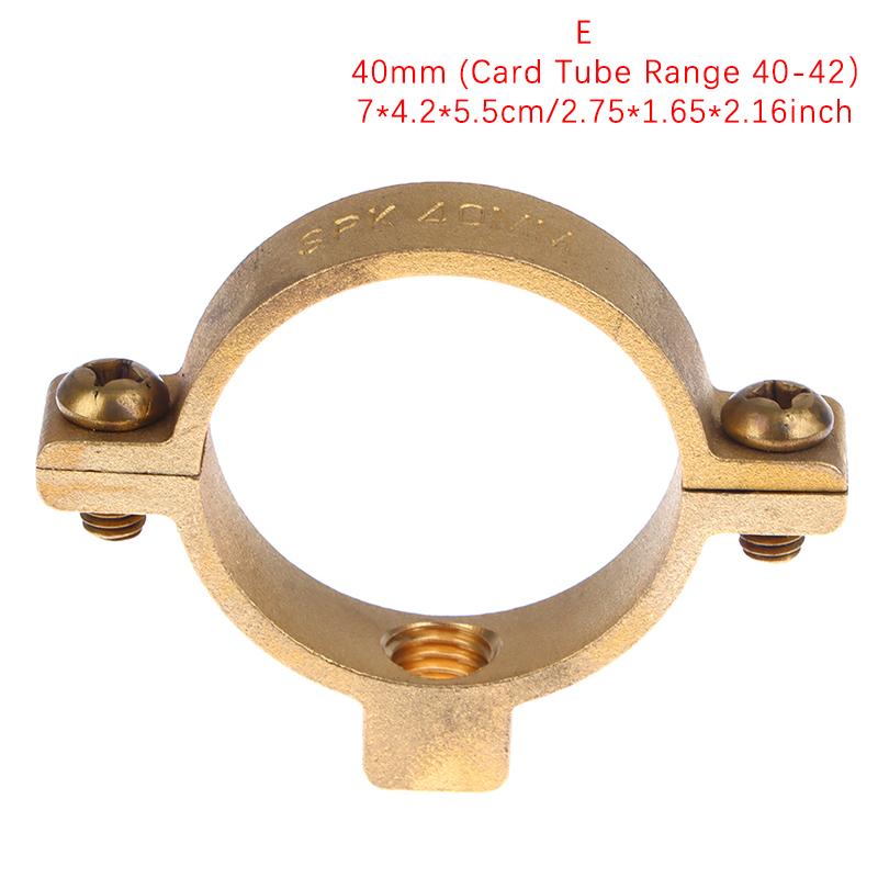 Passend für 15 22 28 35 40 mm Außendurchmesser Rohr Messing M10 Rohrklemme Halterung Stütze Aufhänger Feststehend Sanitär Wasser 40mm