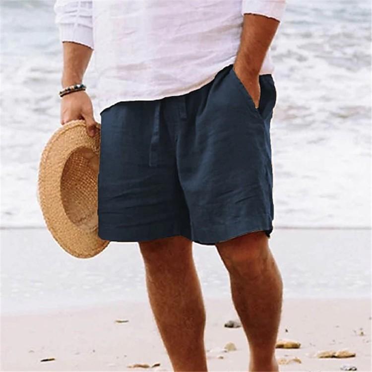 Männer Kurze Leichte Gym Hosen Strand Shorts Männer Jogging Sport Große Kurze M navy blau
