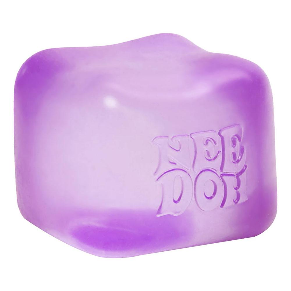 Schylling Needoh Nice Cube Sensorischer Fidget Cube Stressabbau Angst Sensorisches Werkzeug für Fokus ADHS & Beruhigung Büro Schreibtisch Gadget violett