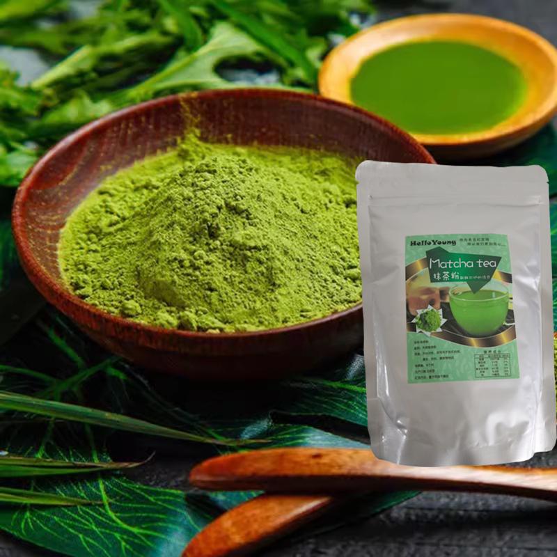 Reines Bio-Matcha-Pulver – zeremonielle/kulinarische Qualität. 250 g Matcha-Pulver für Getränke, Grüntee-Pulver aus Japan zum Backen von Matcha-Latte-Macha-Pulver