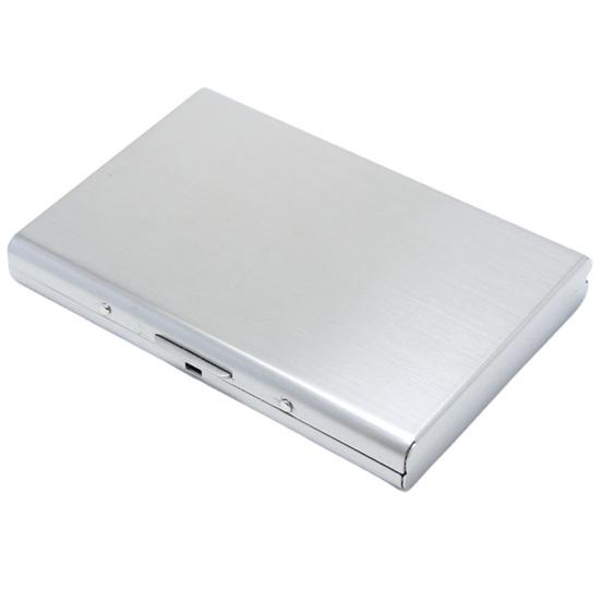 Wonder Pocket Stahlhalter, RFID-Edelstahl, Business-ID-Kartenblockierung, Kreditschutzhülle 9.6cm silber