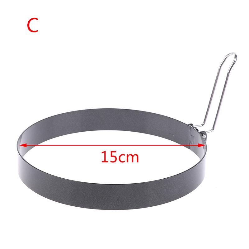 9/10/15/20Cm Pfannkuchen Ring Form Metall Spiegelei Shaper Antihaft Ei Kochen Ring 15cm