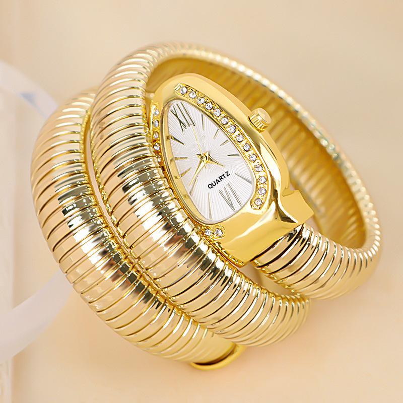 Luxus Damen Quarz Uhr Mode Gold Damen Uhren Uhr Hochwertiges Armband Armbanduhr gold