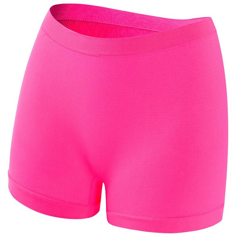 Damen Unterwäsche mit hohem Bund Slips Yoga Unterwäsche Damen Atmungsaktive Unterhosen Kurze Hosen 2XL pink