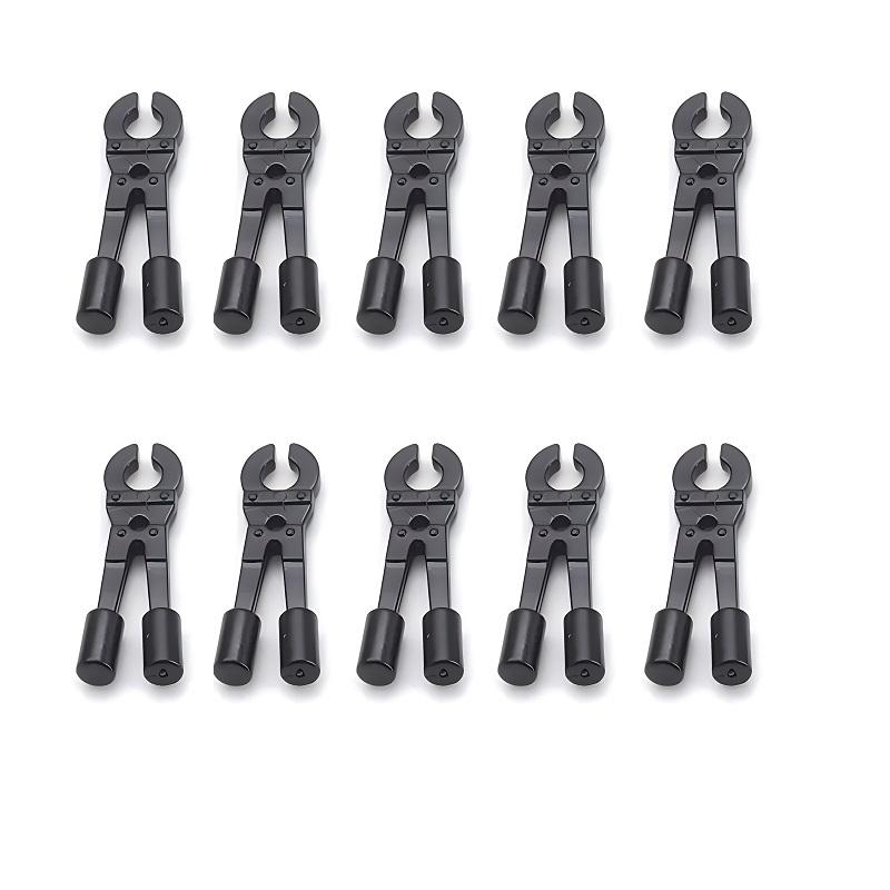 10 STÜCK/SET Militärwaffen Kaltwaffen Messer Axt Sense Soldat Mini Actionfiguren Zubehör Armee Bausteine Ziegel Spielzeug grün