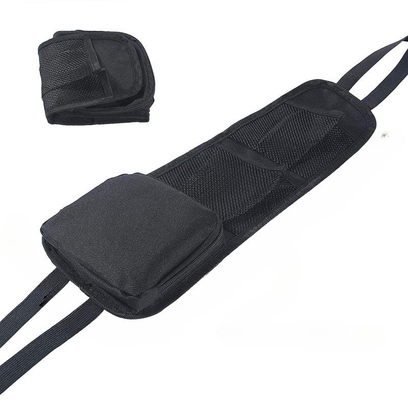 1PC Autositz Mesh Tasche Autositz Seitenaufbewahrung Hängende Tasche Autoaufbewahrung Supplies schwarz