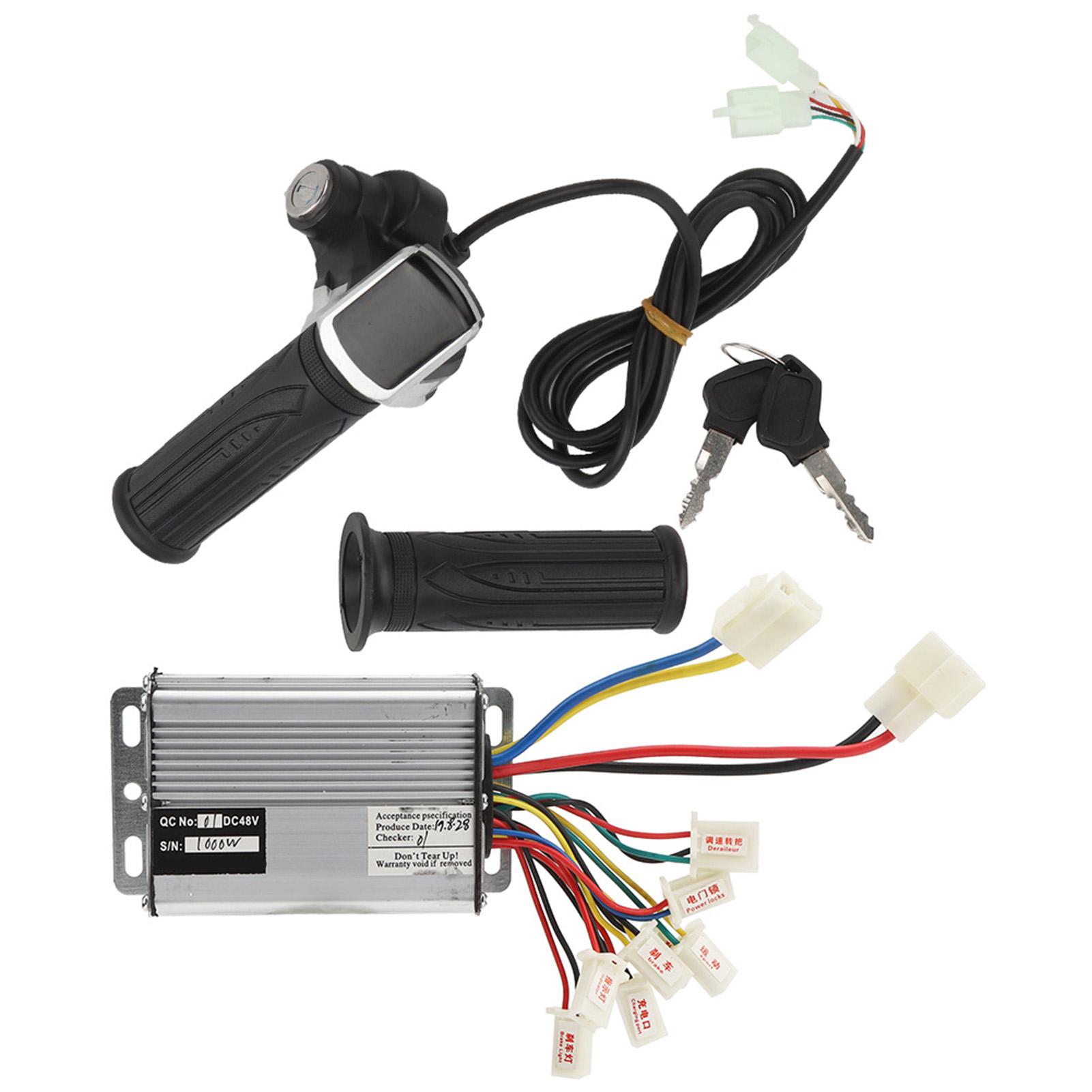 48V 1000W Controller Set mit Schlosszubehör für E-Bike Elektroroller Elektro-Dreirad