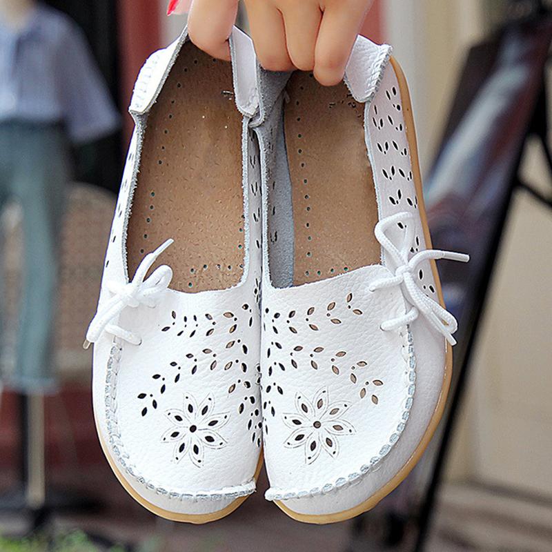 Damen Flache Schuhe Mode Damen Freizeitschuhe Atmungsaktive Damen Loafer Flacher Komfort Mama Schuhe Damen 41 weiß