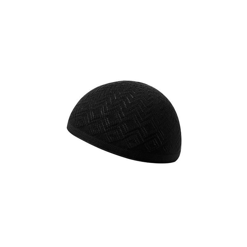Männer Unisex Gestrickte Beanie Mütze Islam Jüdische Indien Caps Muslimischen Männer Gebet Hüte schwarz