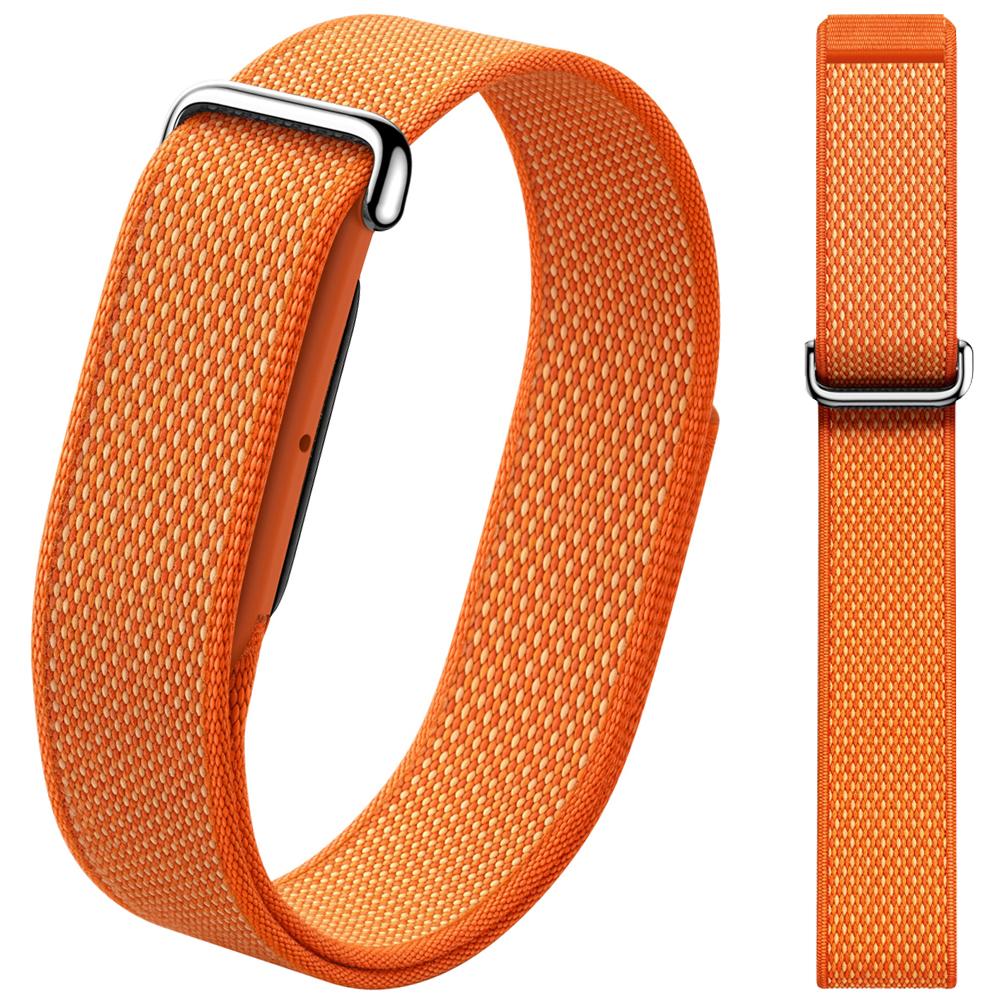 Nylon-Armband für Google Fitbit Air Ultra-Schlank Federleicht Atmungsaktiv Schnellverschluss-Armband für Fitbit Air Ersatz-Armbänder For Fitbit Air orange