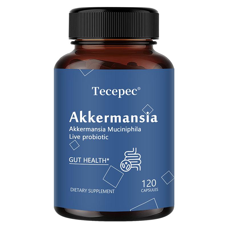 Akkermansia 100 Millionen KBE Nahrungsergänzungsmittel, Mit Chicorée-Inulin, 120 Kapseln Pro Flasche 120 Capsules
