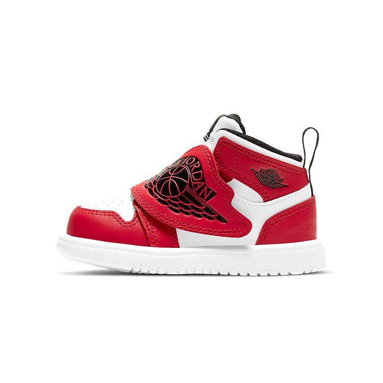 Air Jordan Sky Jordan 1 TD Chicago Baby-Sneaker Rot Weiß Universitätsrot BQ7196-106 25 red