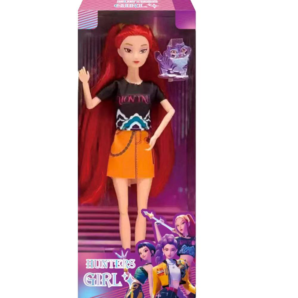 Puppenspielzeug Kpop Dämonenjäger Actionfigur Spielzeug Rumi Mira Zoey Schöne Prinzessin Baby Mädchen Puppen Plastik DIY Spielzeug für Mädchen