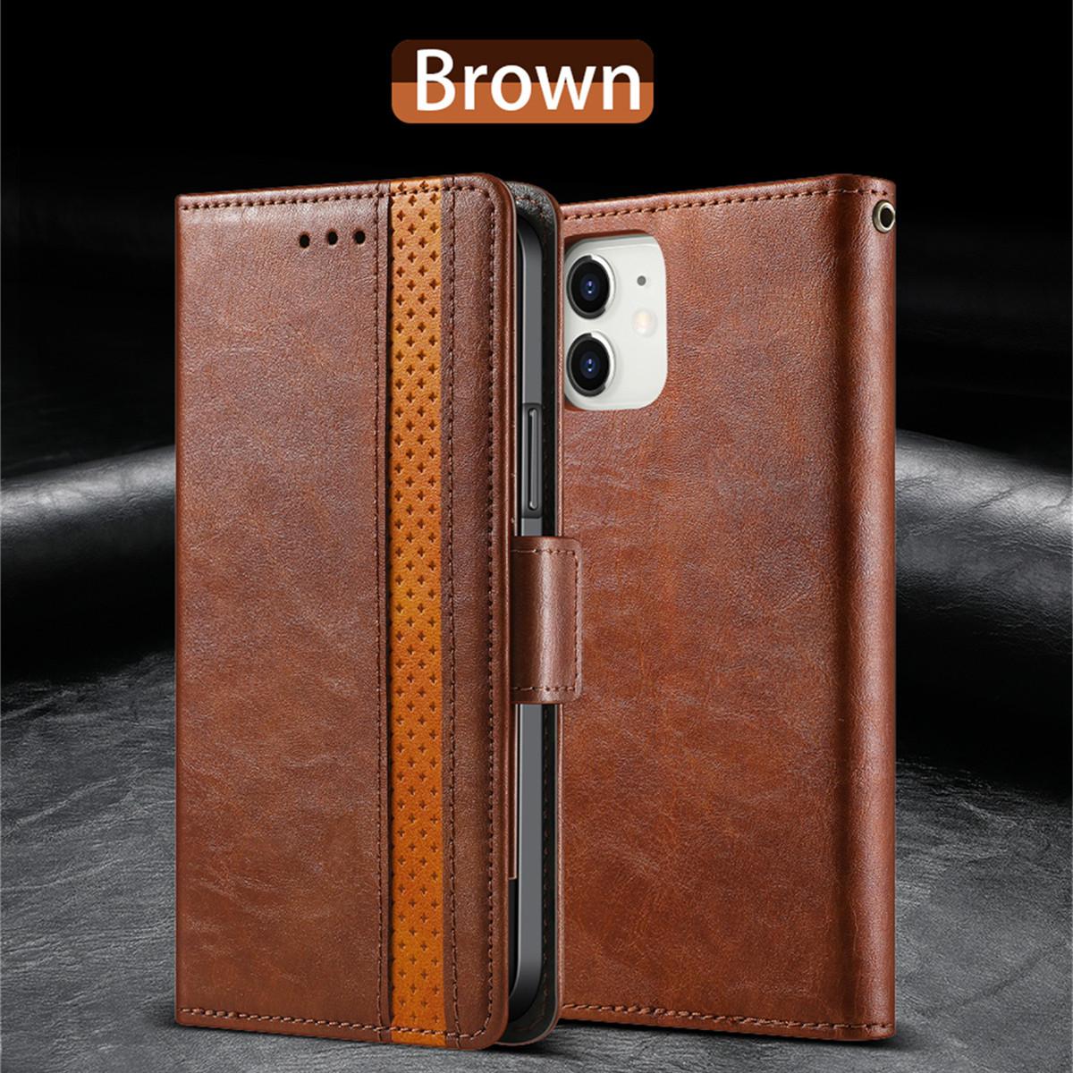 Multifunktionale magnetische Klapphülle Lederhülle für Sony Serie.Xperia 1/Xperia 10/Xperia 5... Wo Mode auf Funktion trifft Sony Xperia 10 III braun